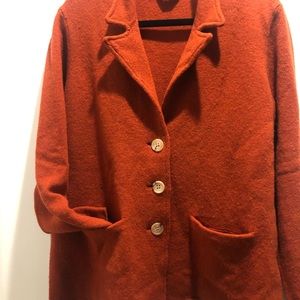 Eileen Fisher light wool jacket
